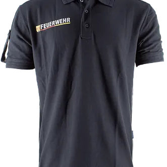 10 05 105 - Herren Kurzarm Polo-Shirt mit Dienstgradschlaufe