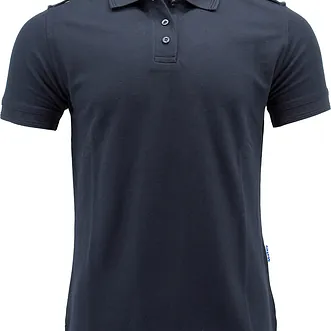 10 05 110 - Damen Kurzarm Polo-Shirt mit Schulterklappen